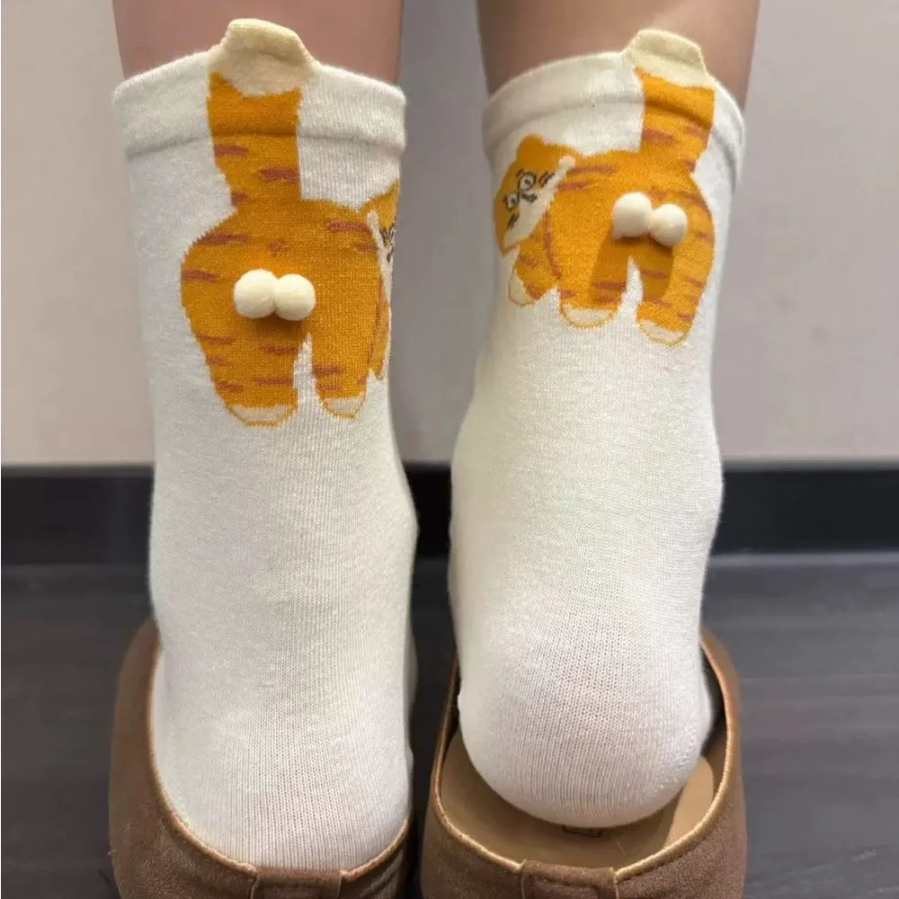 NWT Cat Balls Cotton Socks set of 3